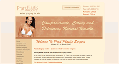 Desktop Screenshot of prattplasticsurgery.com